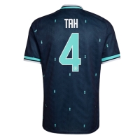 Camiseta Alemania Jonathan Tah #4 Segunda Equipación Replica Mundial 2026 mangas cortas